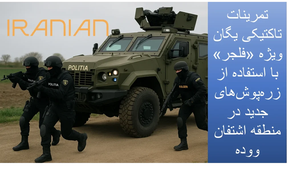 تمرینات تاکتیکی یگان ویژه «فلجر» با استفاده از زرهپوشهای جدید در منطقه اشتفان ووده