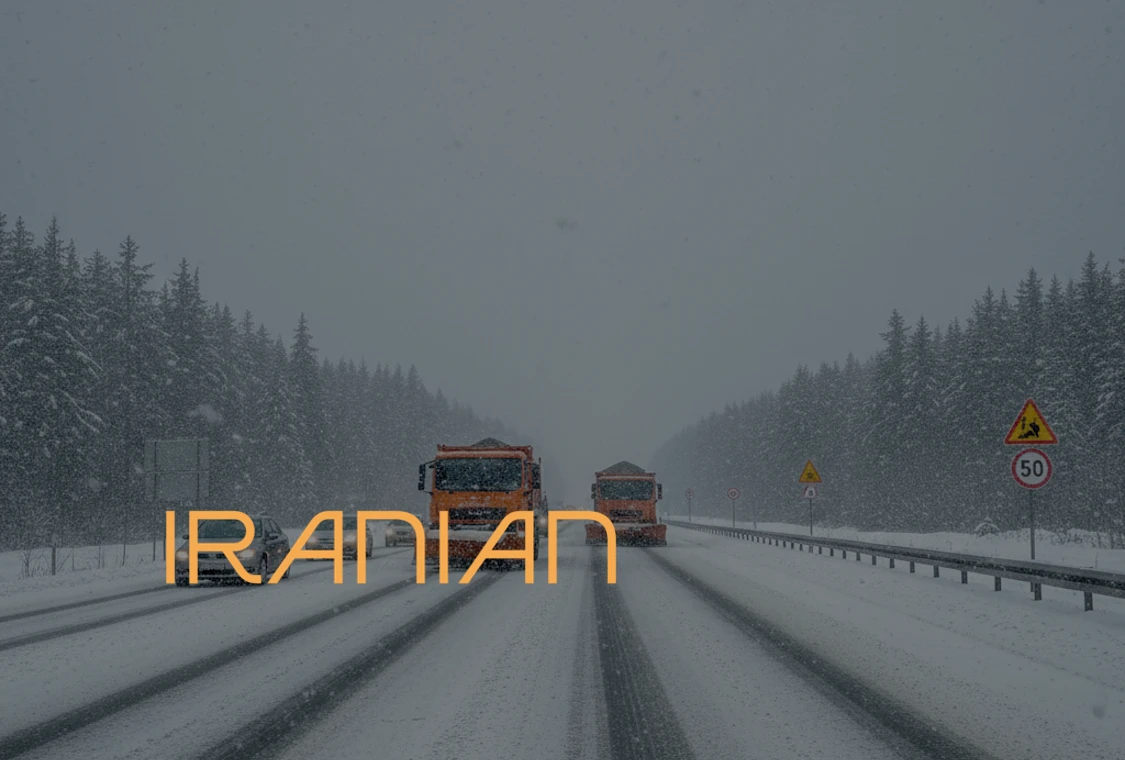 تردد زمستانی در جادههای رومانی